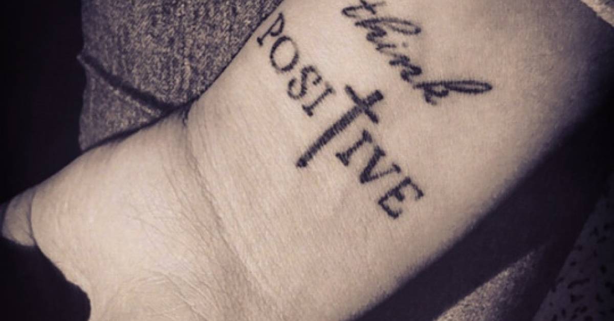 Think Positive' Wrist Tattoo On Camila Valles. 628_x_1200_jpg