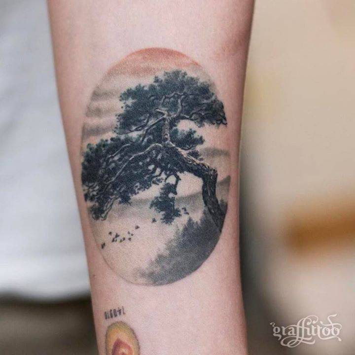 Healed Bonsai Tattoo On The Inner Forearm. 720_x_720_jpg