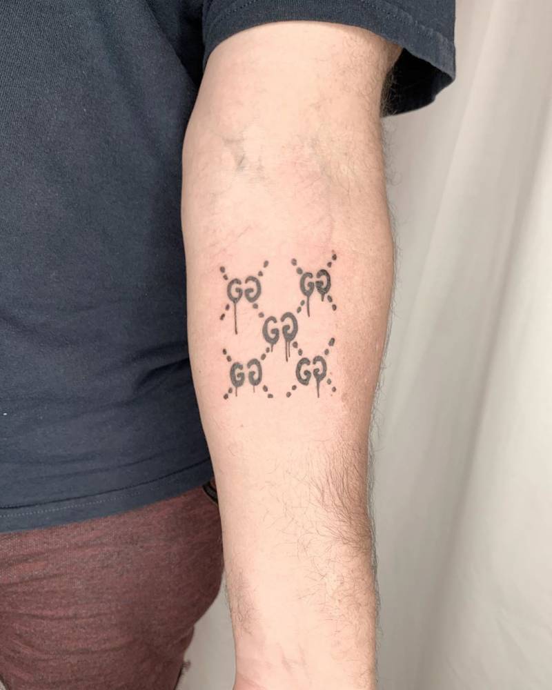 As a tattoo studio owner there are many steps involved in managing a successful shop. Gucci Logo Tattooed On Inner Forearm