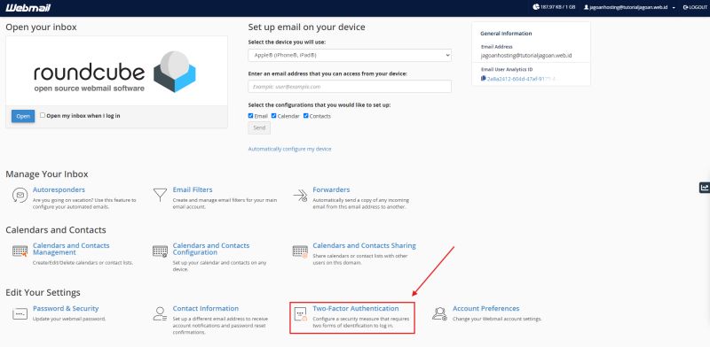 Panduan Mengaktifkan Two Factor Authentication 2fa Pada Webmail - Best Dark Patterns in High Resolution