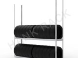 China Tire Shop Display Storage Shelving Boltless Rivet Rack Factory