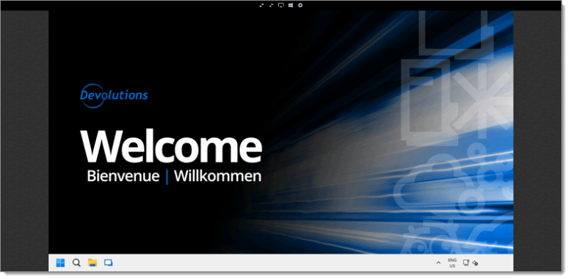 Launch An Rdp Session In A Web Client Devolutions Documentation - Best Gradient Illustrations in Desktop