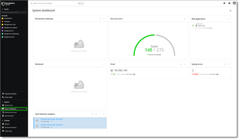 Dashboard Customization Devolutions Documentation - Dark Illustration Collection - 4K Quality