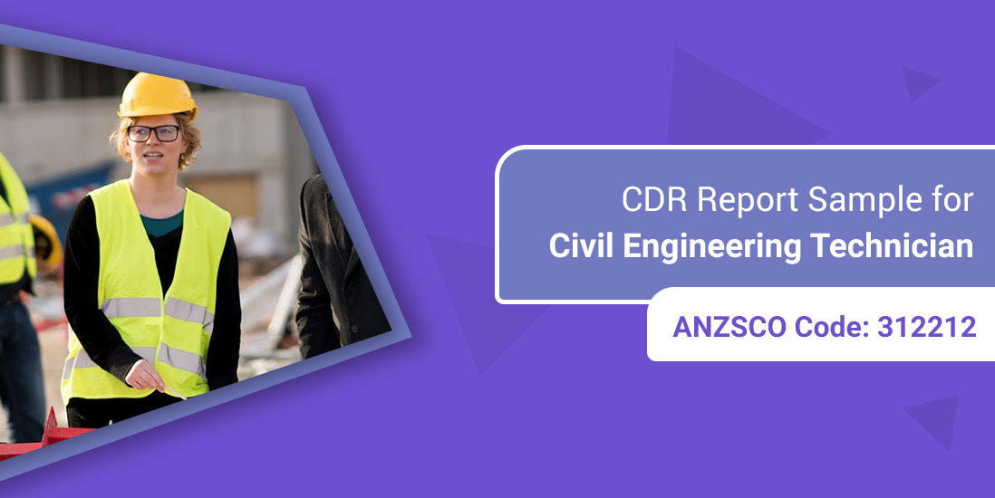 Cdr Sample For Civil Engineering Technician Cdr Australia Migration