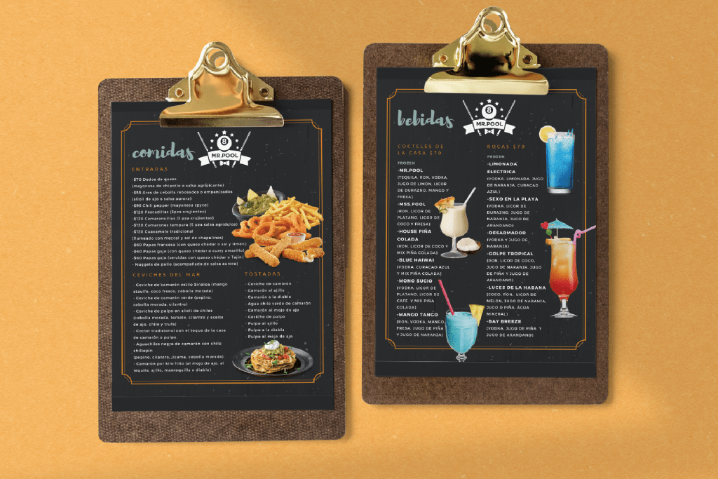 ceci-roel-diseno-grafico-menu-mr-pool-restaurante