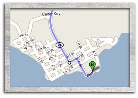 Mapa De Cedar Key Florida Map2b 