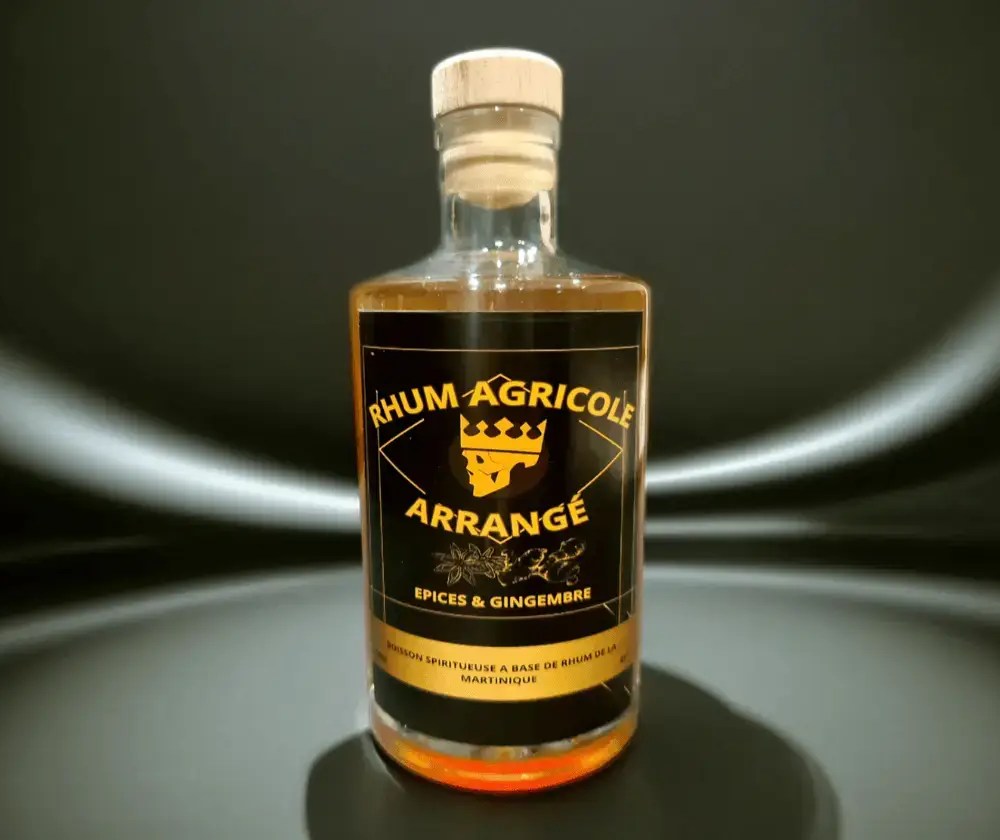 Rhum agricole arrangé, saveur Épices 500ml