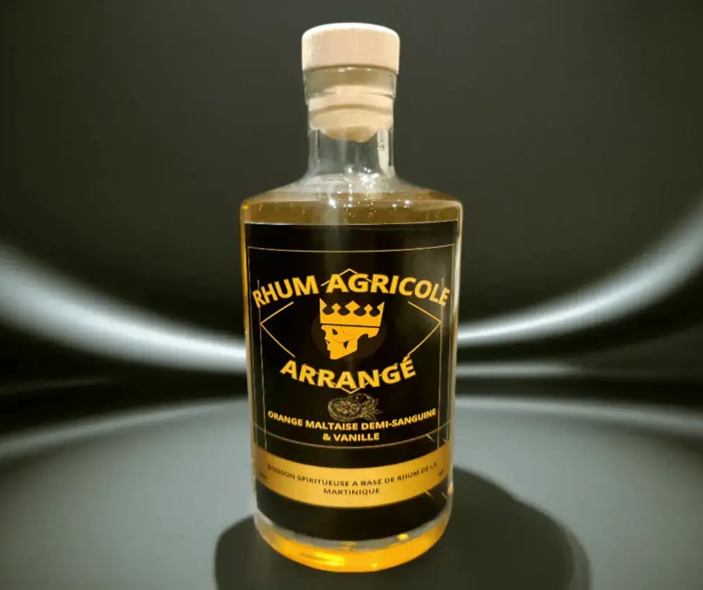 Rhum agricole arrangé, saveur Orange 500ml