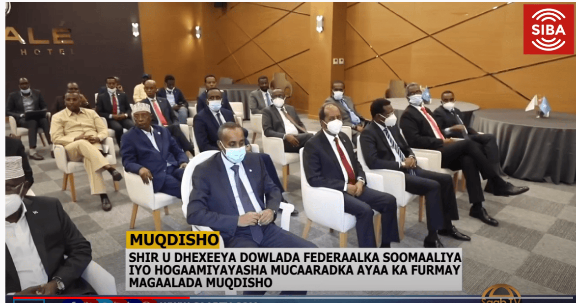 Shir u dhaxeeya Dawlada F.Soomaliya iyo Hogaamiyayasha Mucaaradka aya kafurmay Magaalada Muqdisho