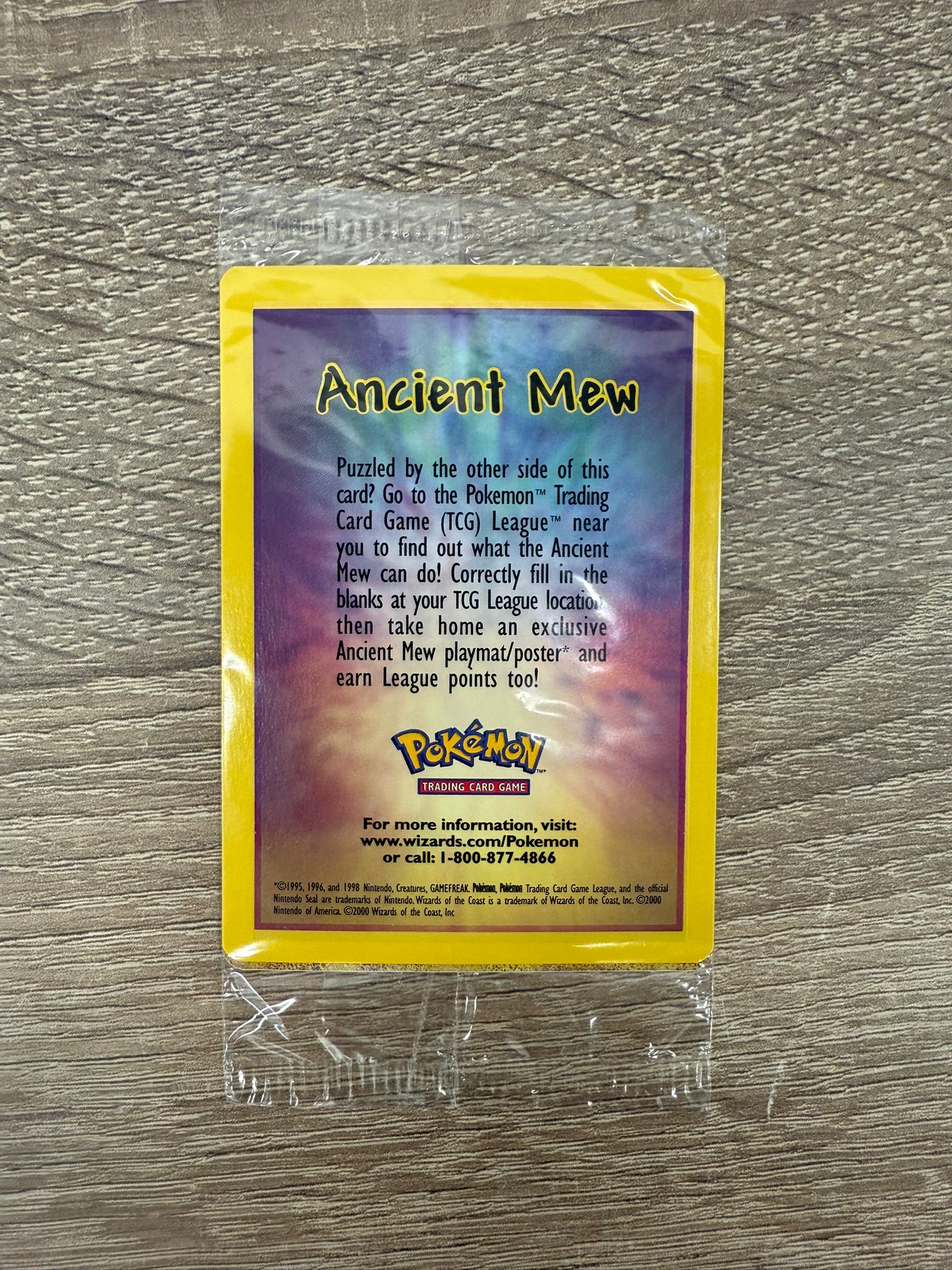 Pokémon Ancient Mew (PR) Sealed Promo