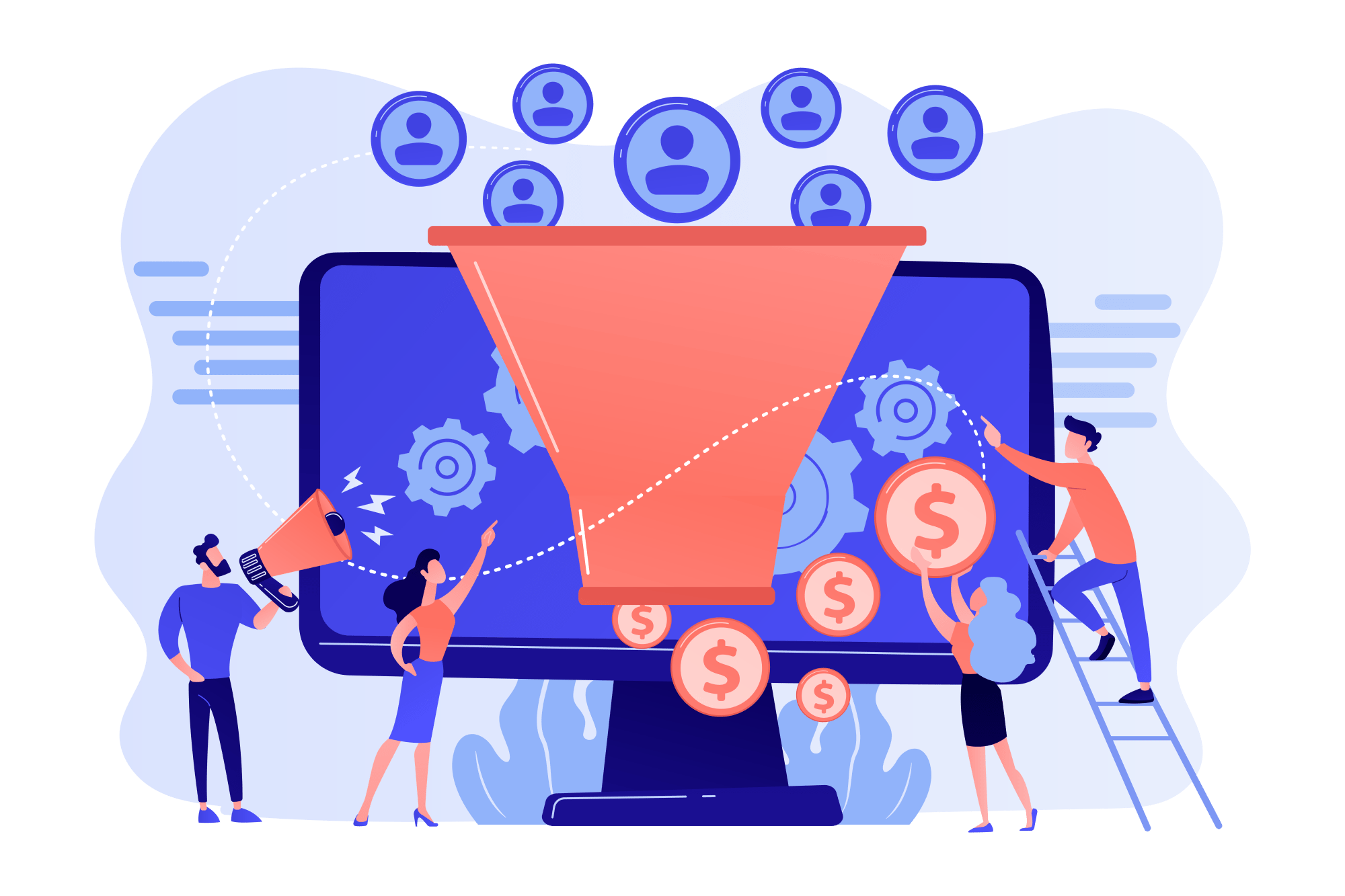 People increasing conversion rate on eCommerce website