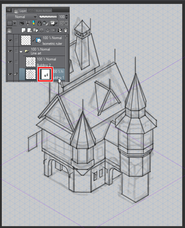 Transportation design studium mappe · erstelle mit uns deine perfekte mappe für das . Wie Zeichnet Man Ein Gebaude In Der Isometrischen Ansicht Von Steele2 Clip Studio Tips
