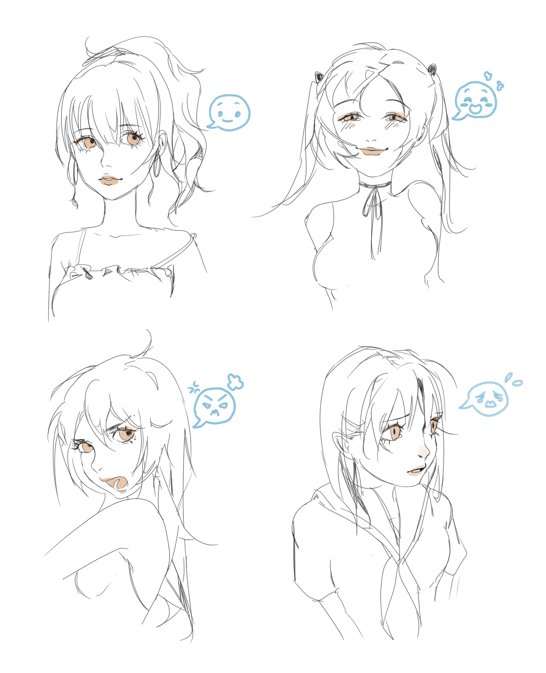 With a guiding voiceover you'll end up with a basic male anime head that . How To Draw Anime Styled Portraits By Mistedsky Clip Studio Tips