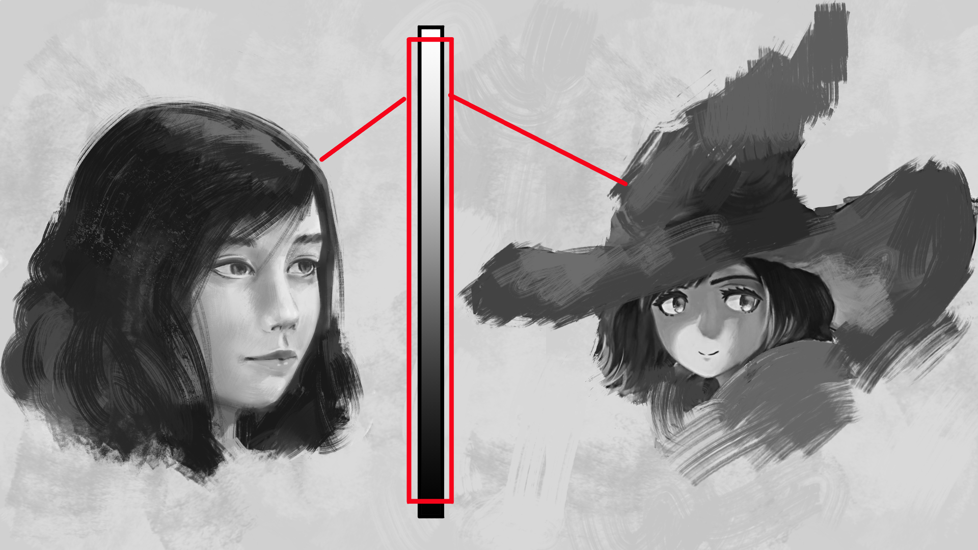 Stanley artgerm lau on instagram: Understanding Grayscale Monochrome Art Tutorials 2 By Konart Clip Studio Tips