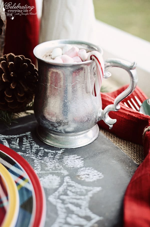 pewter hot chocolate mugs