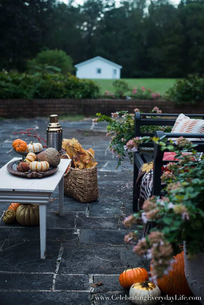 Fall Porch Ideas - Decorating with Warm Autumn Tones