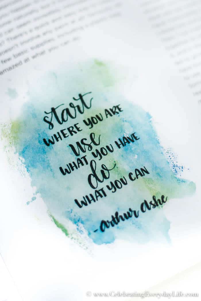 Hand Lettering for Relaxation Book Review