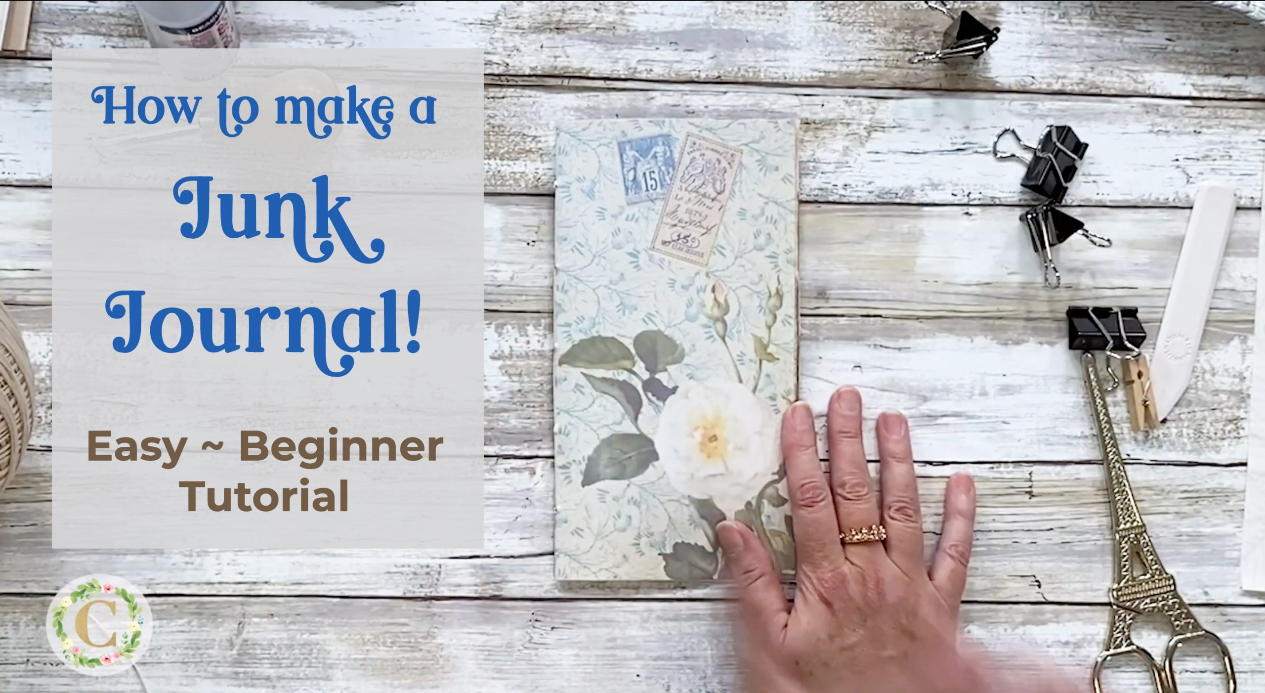 How to Make Junk Journal out of an Old Book!! (Part 1) Step by