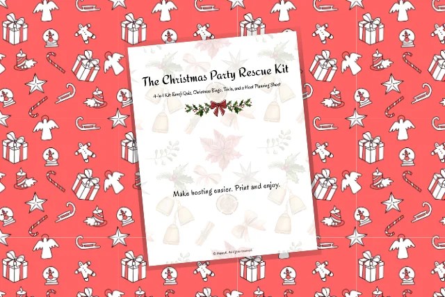 The Last-Minute Secret to a Stress-Free Christmas Party (Instant Download!)
