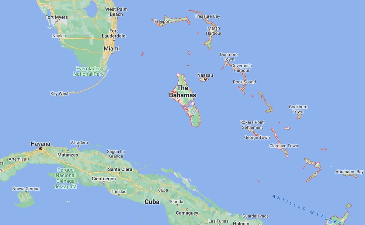 Bahamas Celebrity Private Jet Flight History January 2026 Country Bahamas Map 