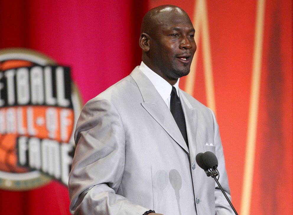 Michael Jordan Hall of Fame speech. Michael Jordan Honors