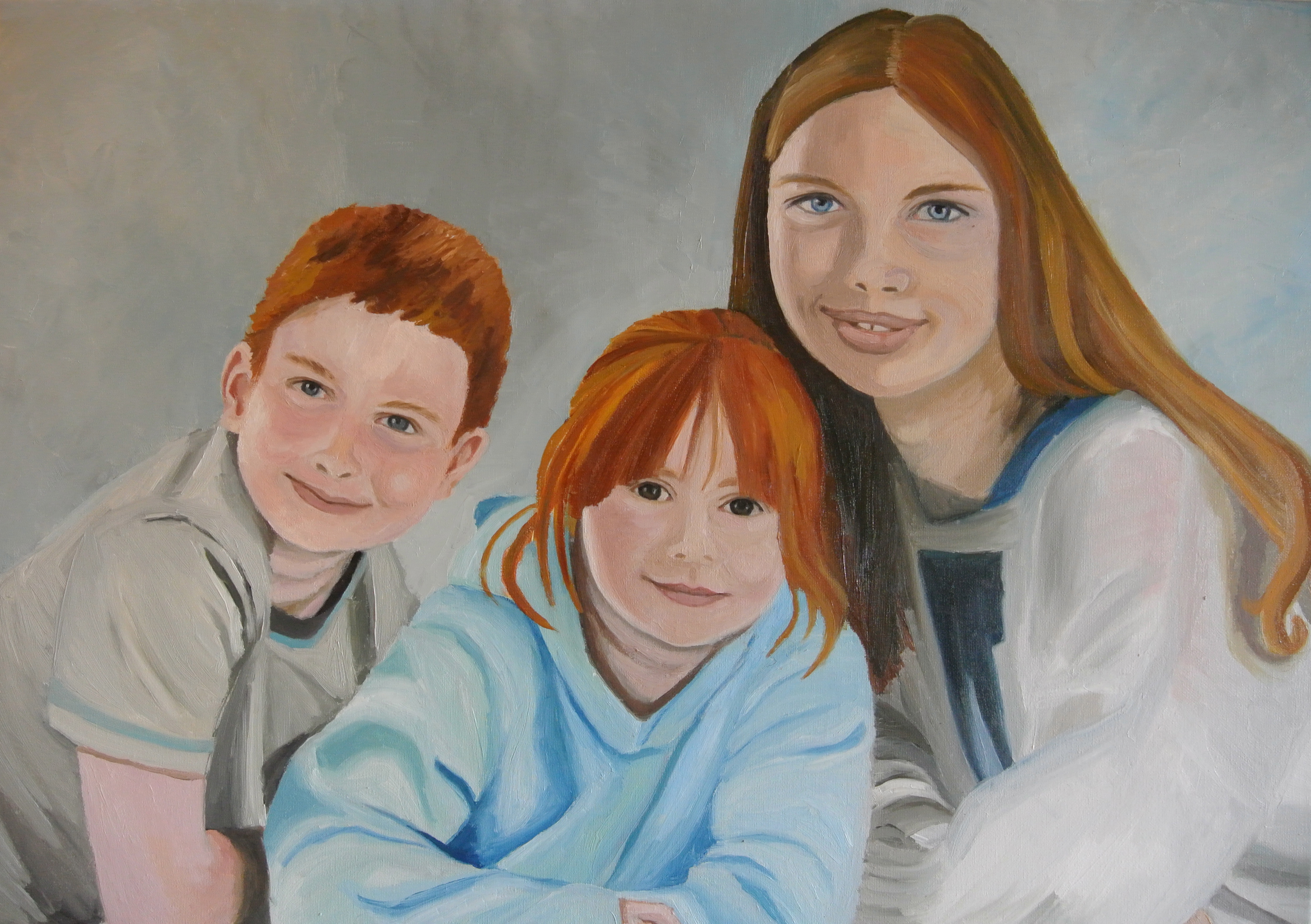 Family portrait (from photograph) commission