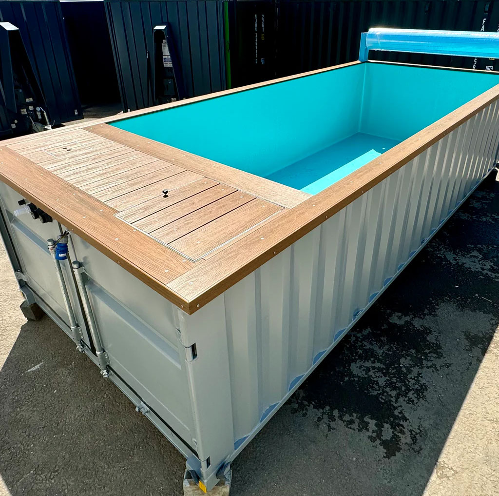 6m/20ft Caribbean Blue Container Swimming Pool