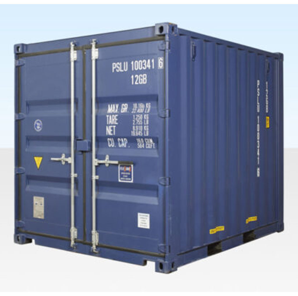 10Ft X 8Ft Shipping Container (One trip) – Blue