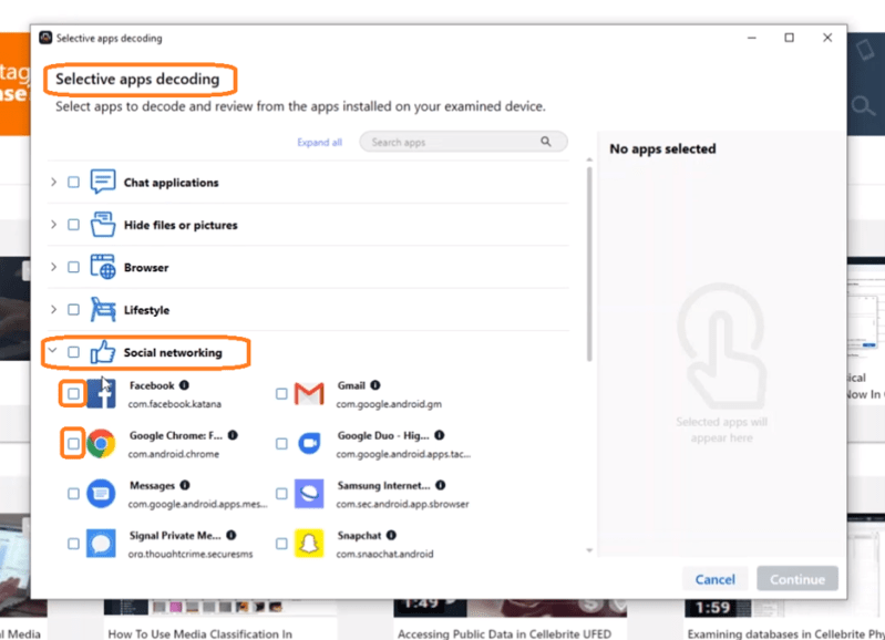 Selective Mobile Forensics Decoding In Cellebrite Physical Analyzer - Full HD Colorful Backgrounds for Desktop