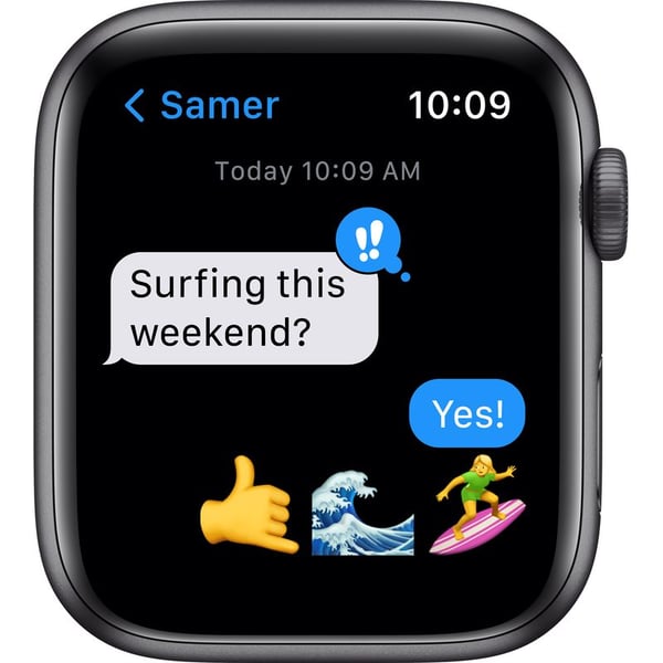 Apple Watch SE GPS 40mm Space Grey Aluminium Case Midnight Sport Band – Regular