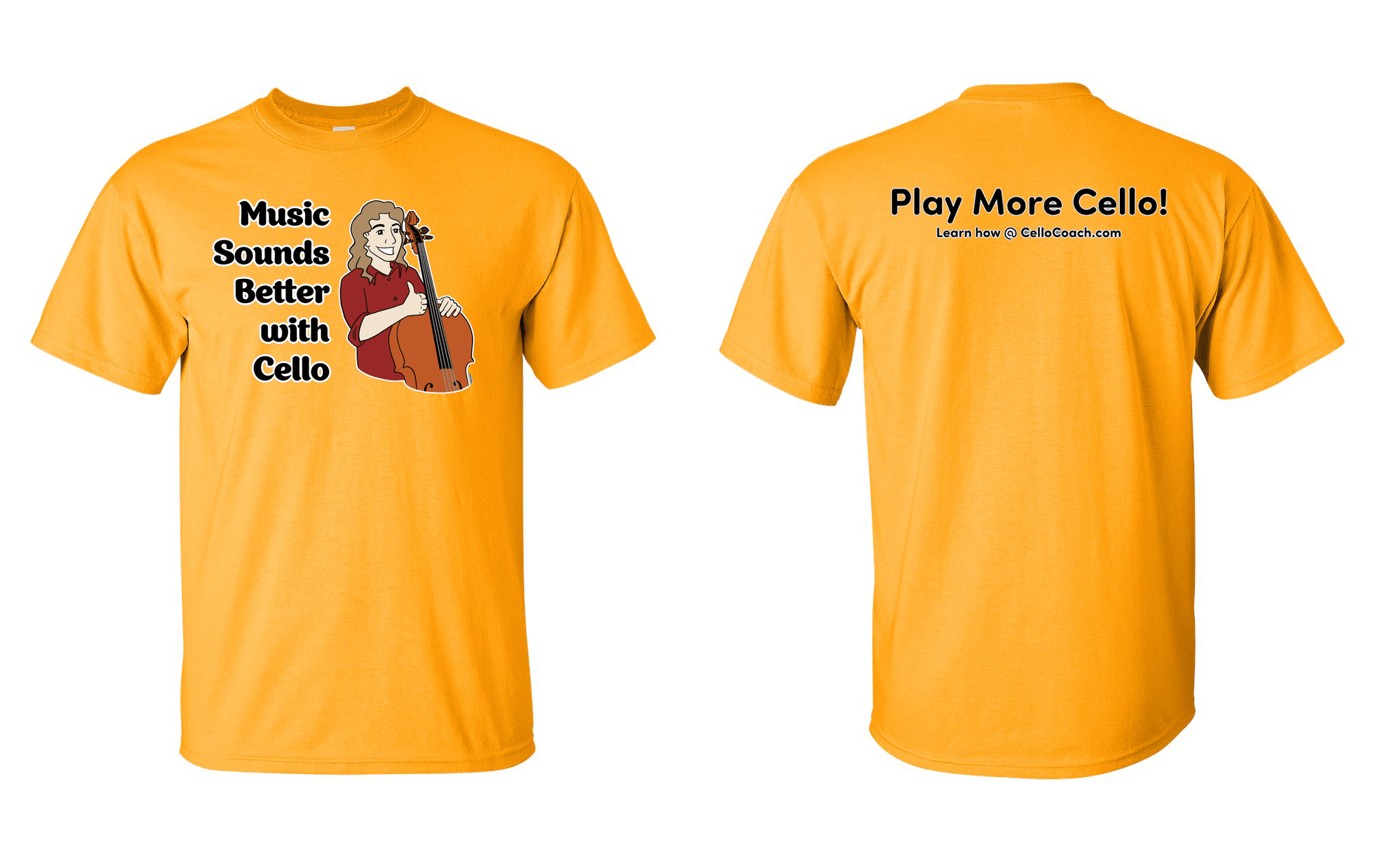 La musique sonne mieux avec le violoncelle - Fabriqué en Californie