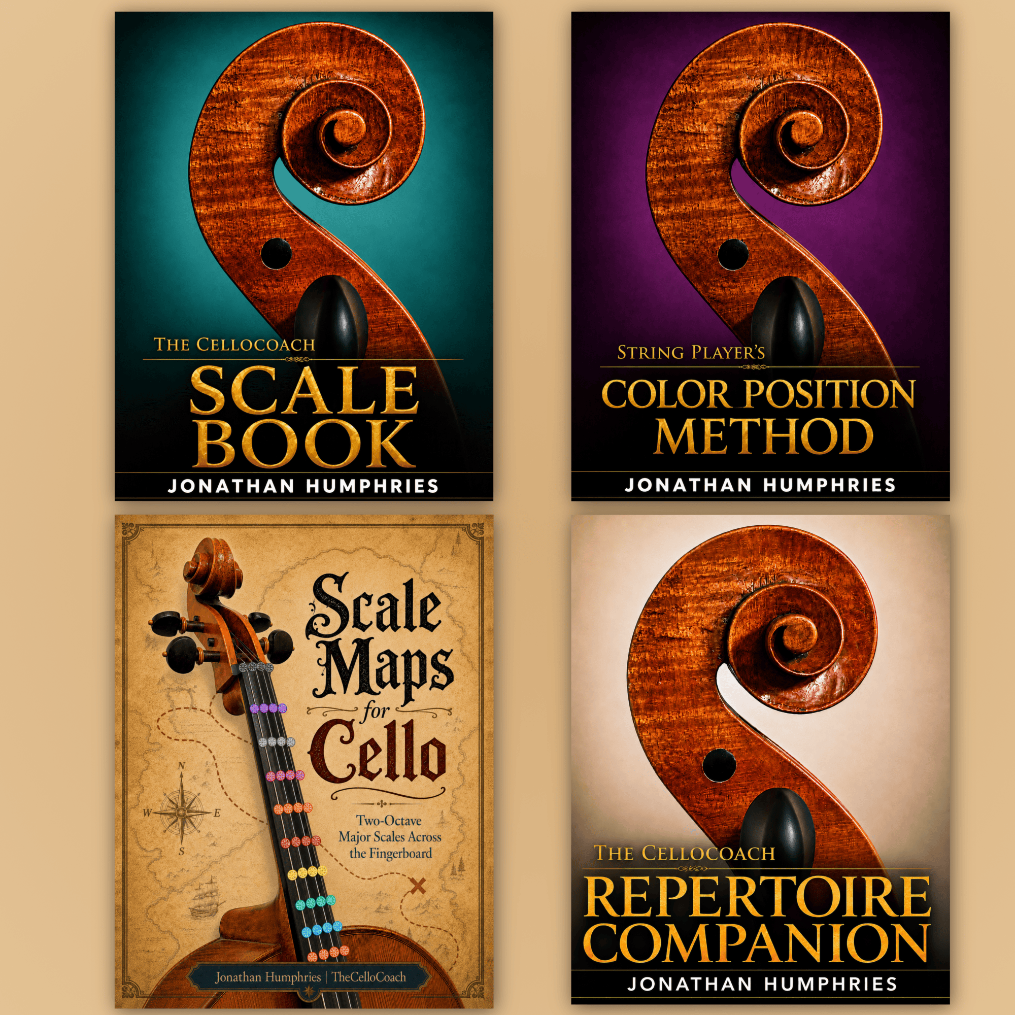 The Complete CelloCoach Book Bundle