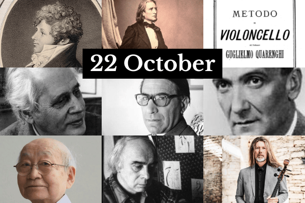 The Cello Museum – Cello Birthdays - 22 October