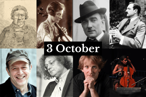 The Cello Museum – Cello Birthdays - 3 October