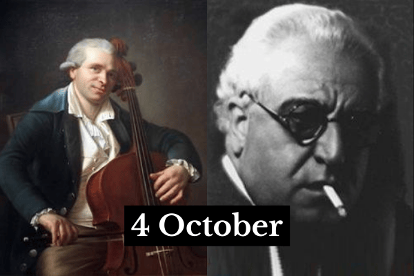 The Cello Museum – Cello Birthdays - 4 October