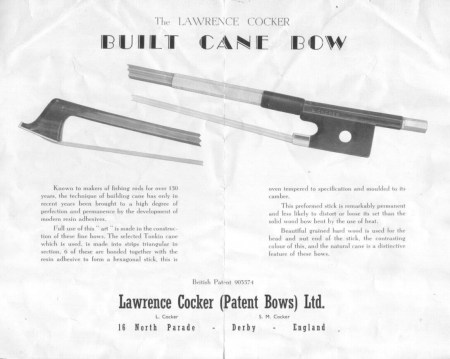 Cocker bow brochure