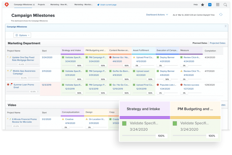 Celoxis-Projektmanagement-Tool-Dashboard