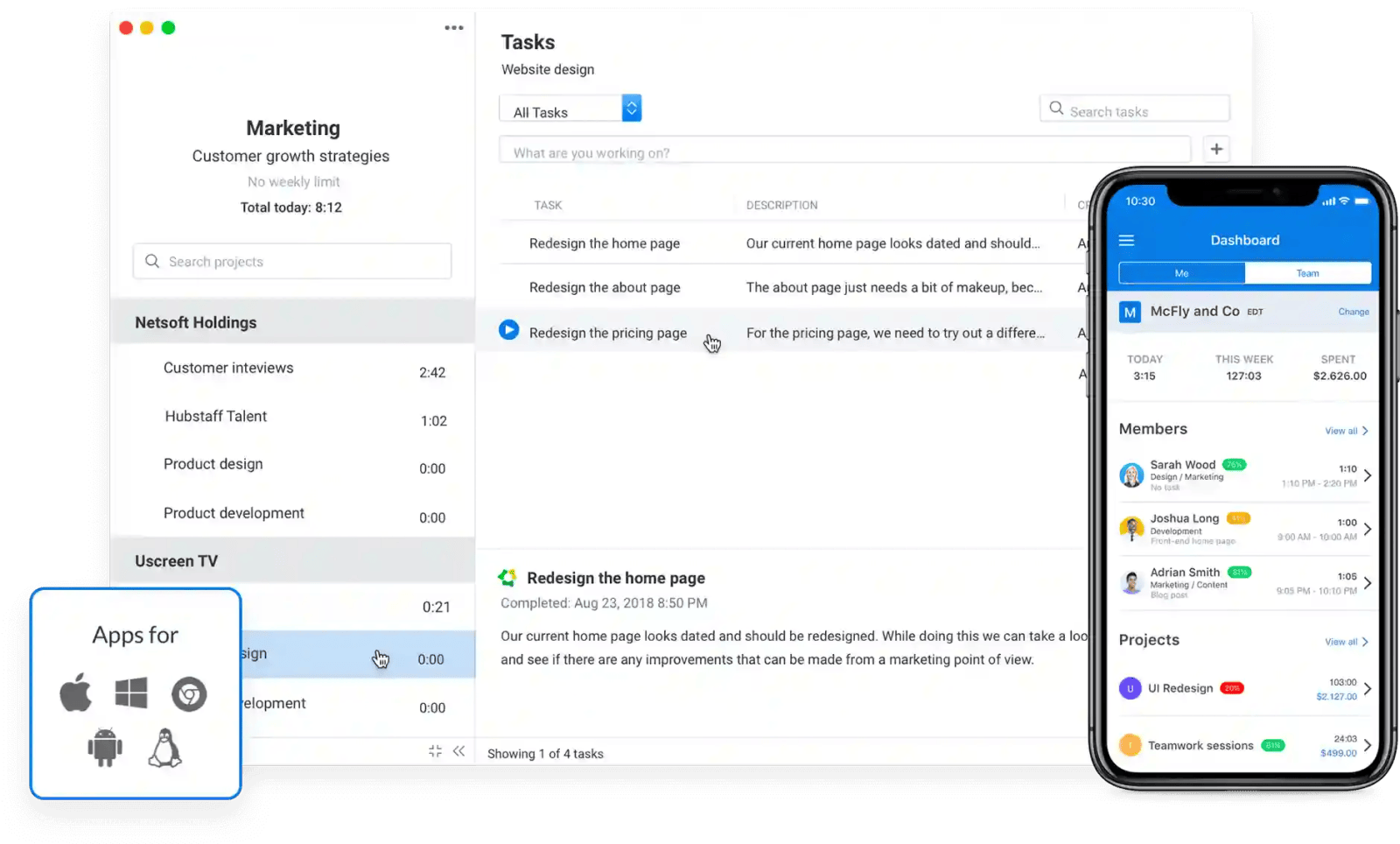 Hubstaff – Best for Time Tracking & Workforce Monitoring