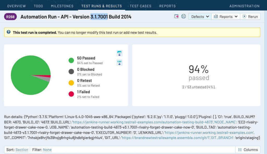 Testrail - Test Case Management & Orchestration Software