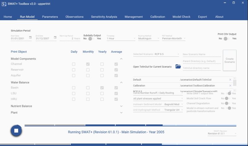 Swat Toolbox Run Model - Best Sunset Patterns in Desktop