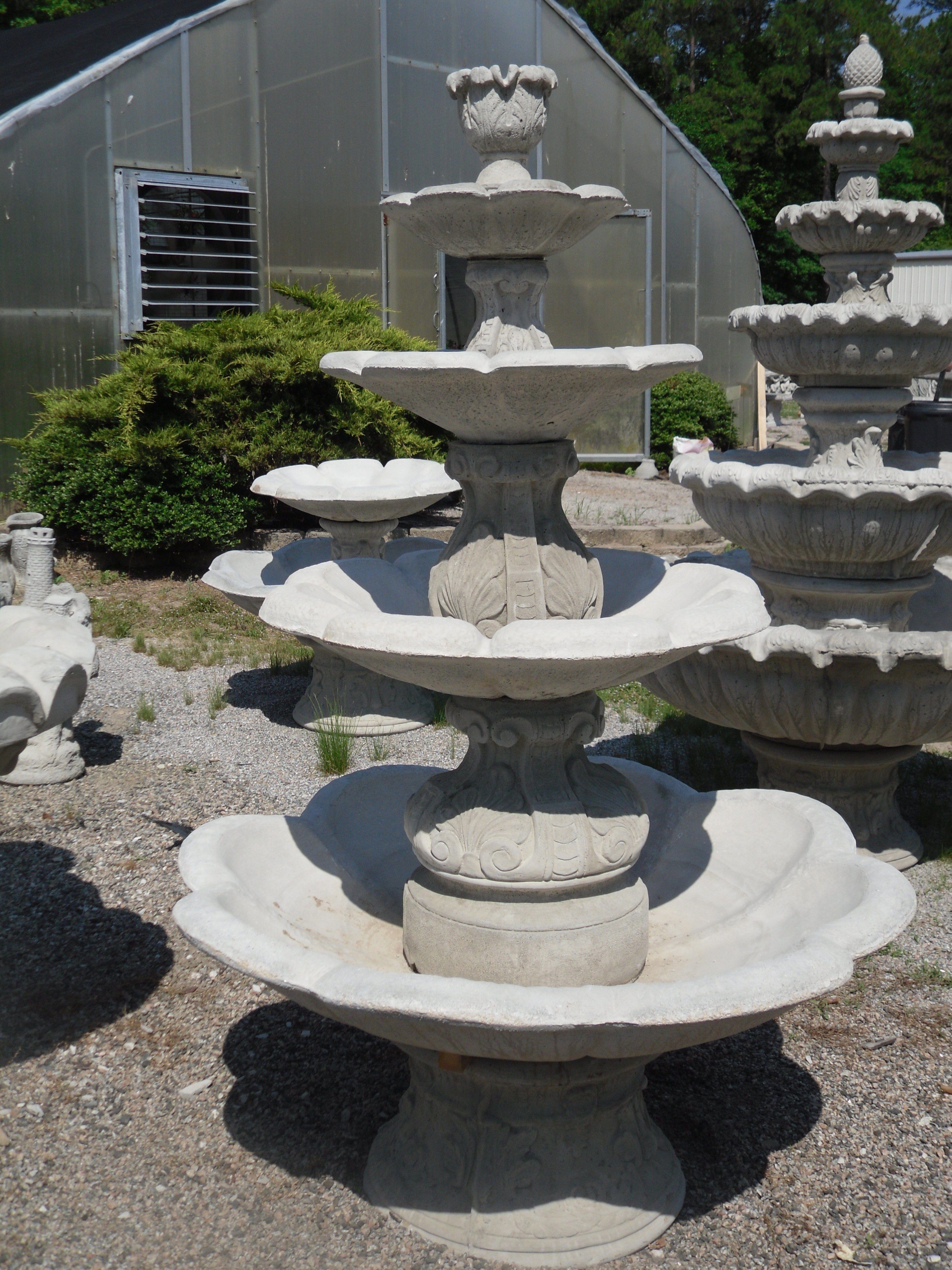 outdoor concrete water fountains patio fountains the cement barn on outdoor cement fountains