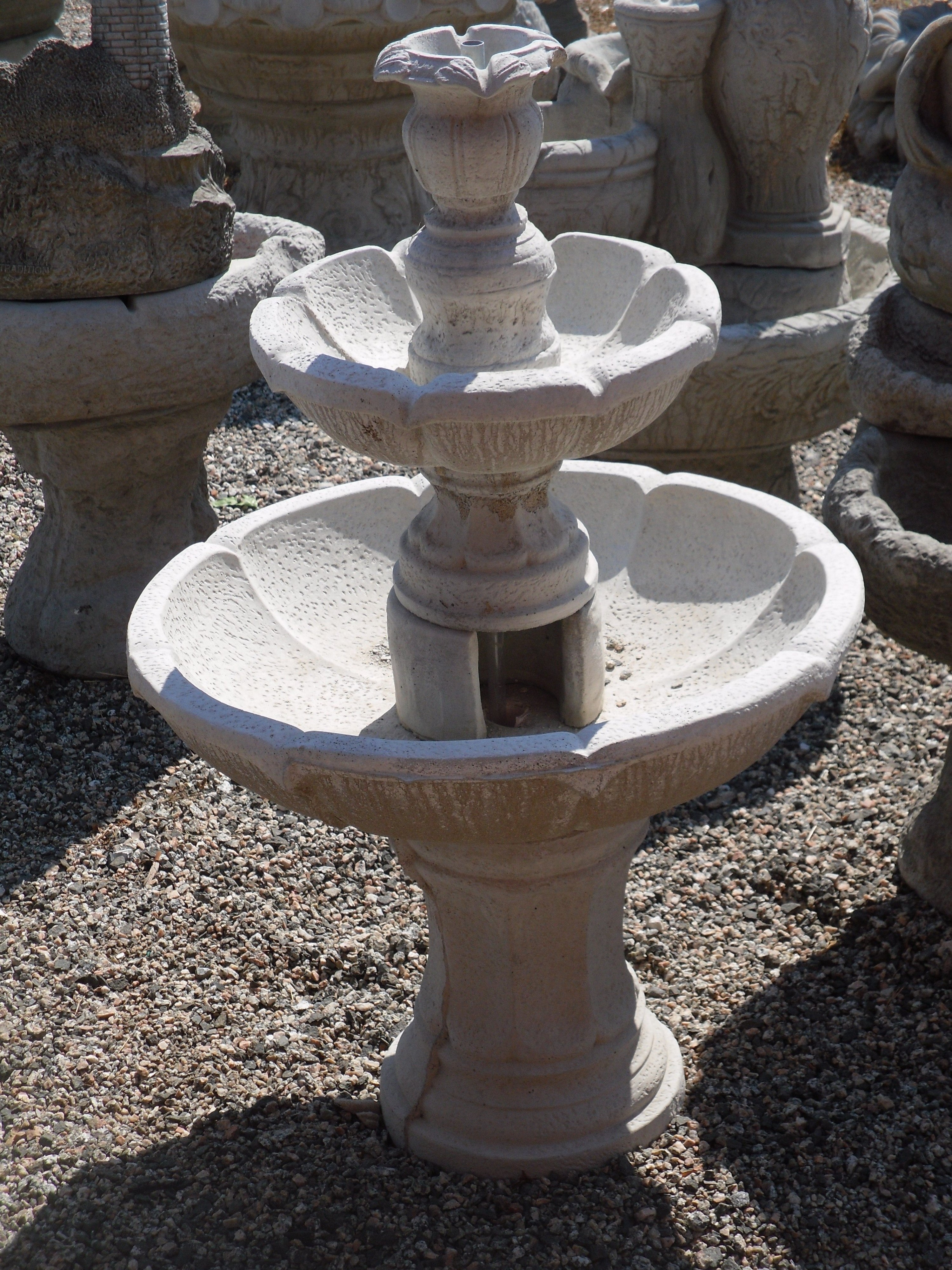 outdoor concrete water fountains patio fountains the cement barn on concrete outdoor fountains