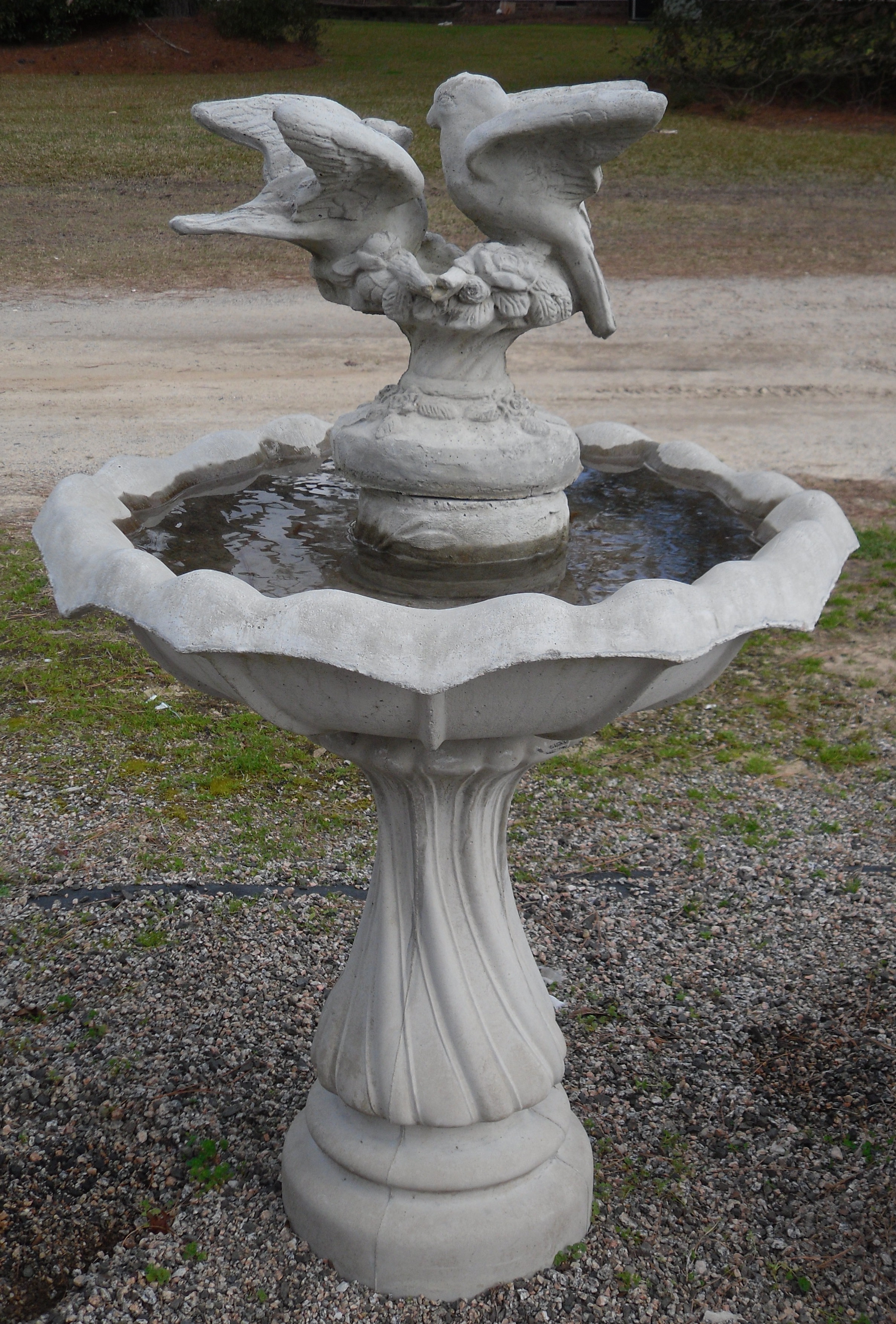 outdoor concrete water fountains patio fountains the cement barn on outdoor cement fountains