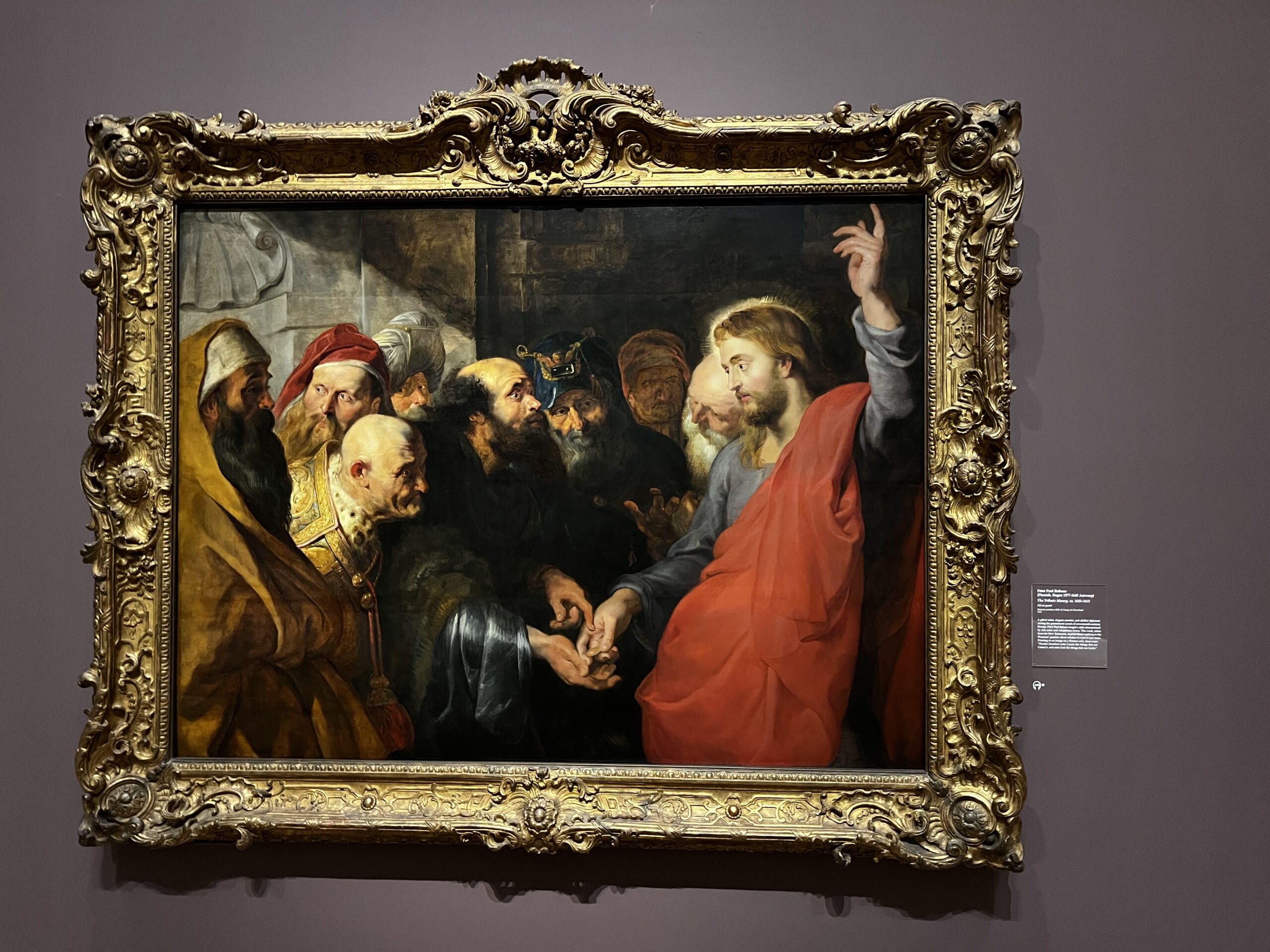 Peter Paul Rubens, The Tribute Money, ca. 1610-1615