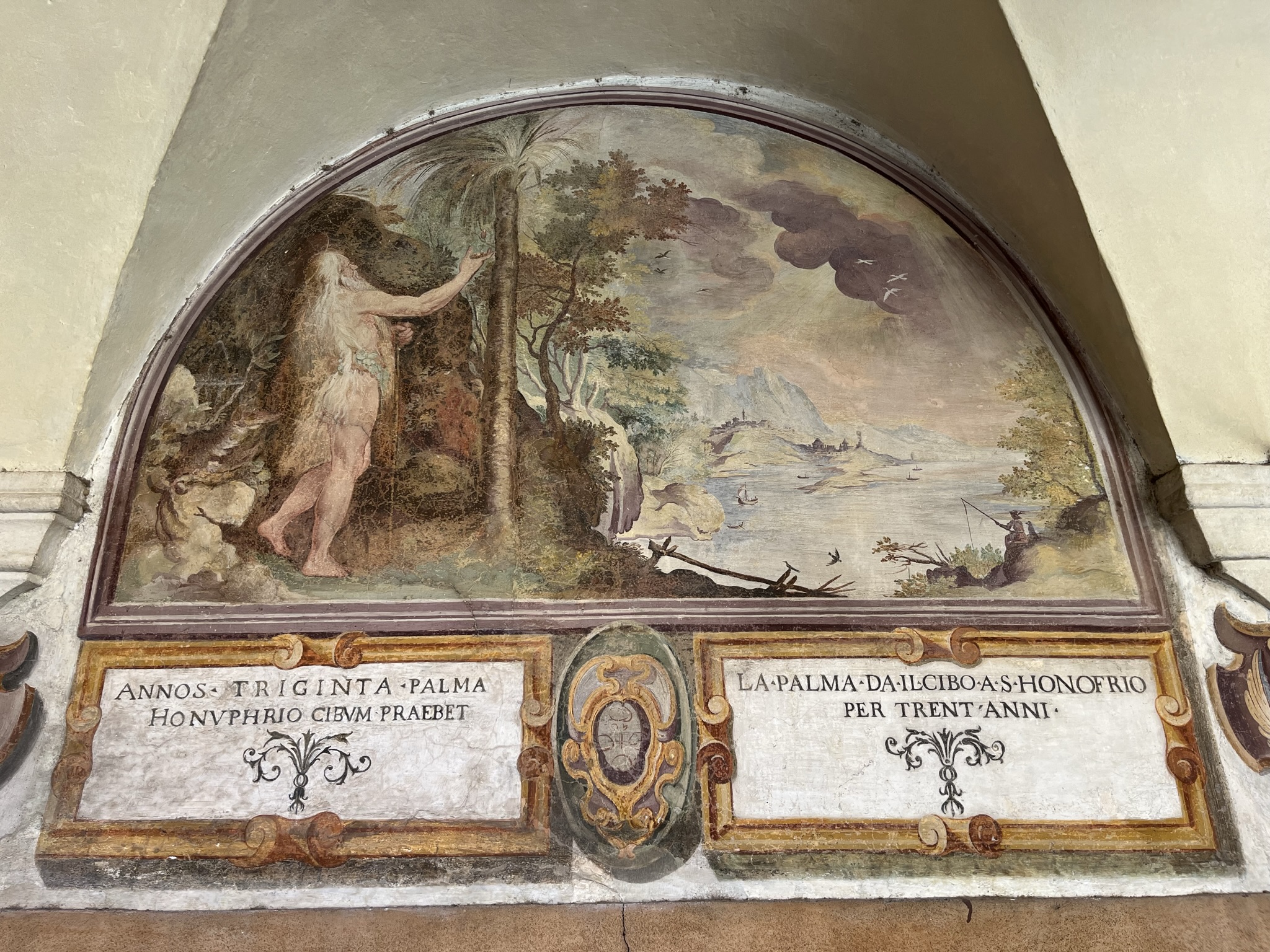 11. Třicet let Onufria živily plody palmy