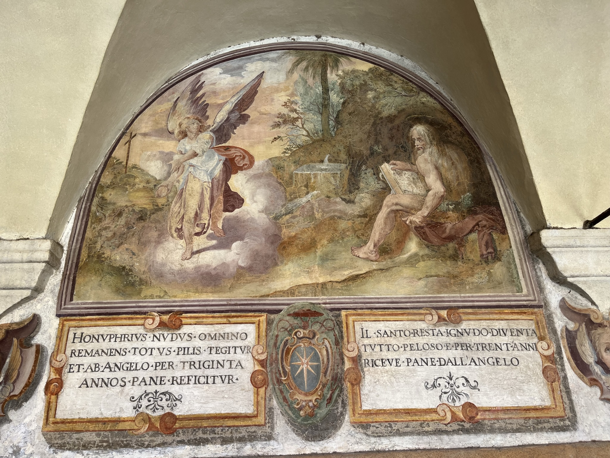 12. Třicet let přijímal Onufrius chléb a vodu od anděla