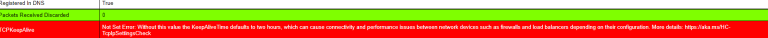 Exchange Server Health Check 8 TCPKeepAlive
