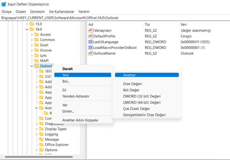 Outlook’ta .PST ve .OST Dosya Limiti Nasıl Değiştirilir 2 image 62
