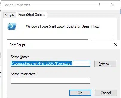 PowerShell scripts logon