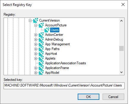 selectregistrykeygpo